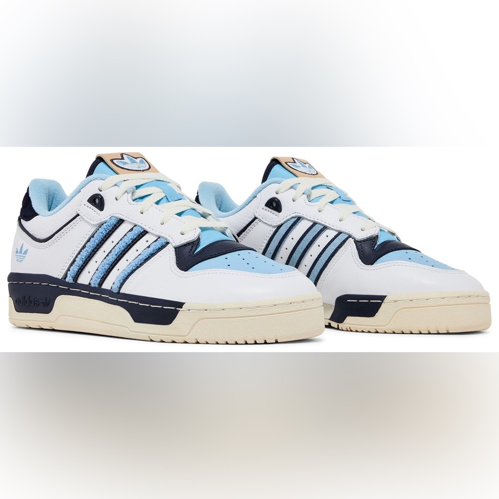 NWT adidas originals rivalry 86 low cloud white/clear blue/shadow navy